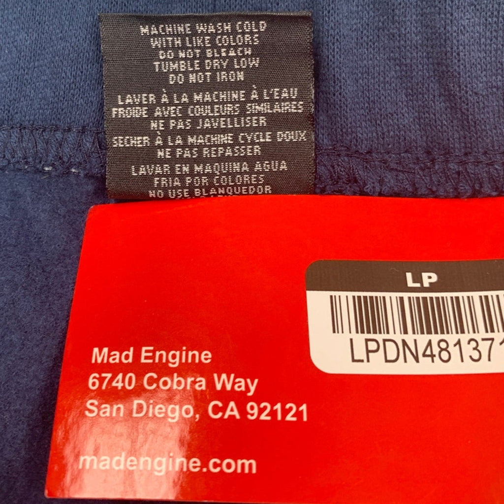 New Marvel Black Panther Boys Medium Elastic Waist Navy Lightweight Sweatpants