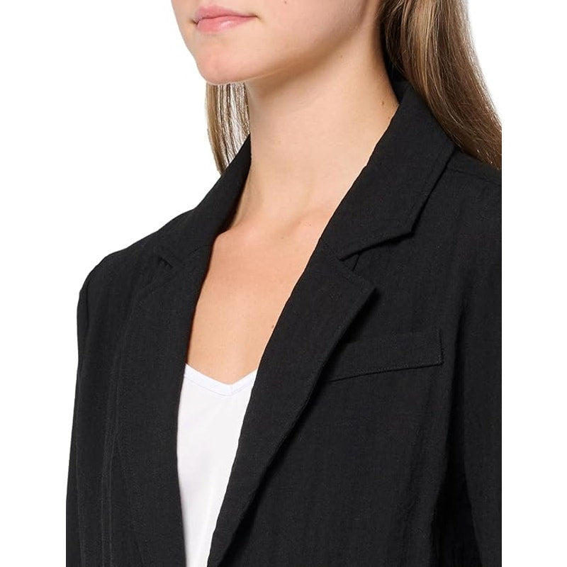 NWT New Multiples Womens Medium Floral 3/4 Sleeve Floral Blazer w Faux Pockets