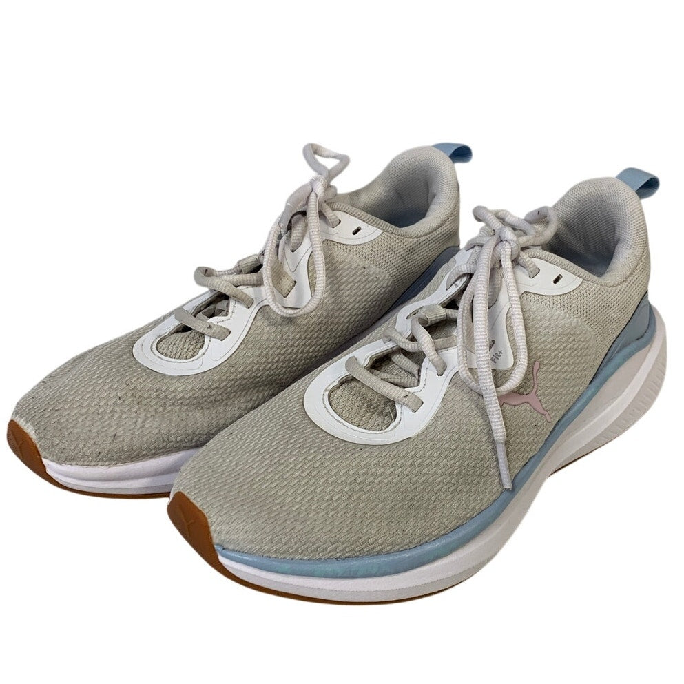 Puma Womens Size 9 White Blue Sneakers Lace Up Round Toe Athletic SHoes