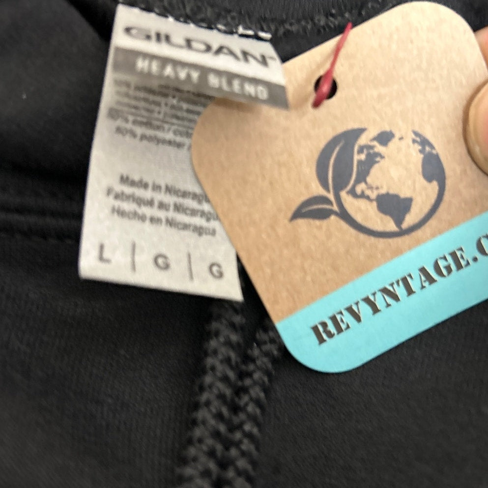 New Hand Printed Mens Large Texas Rebel Alliance Bird Anti-Ice Protest Hoodie