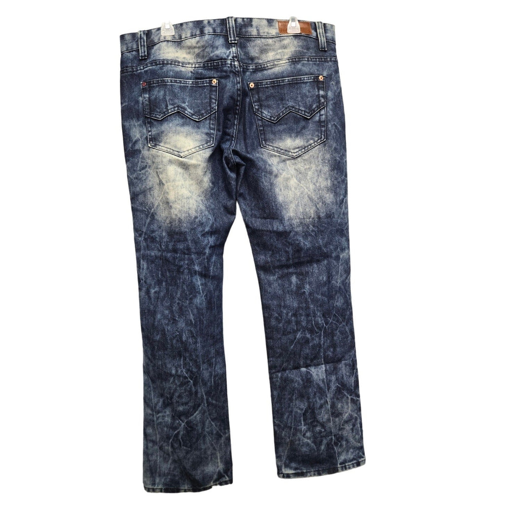 Winchester Mens 36 Factory Distressed & Paint Splattered Bleached Lined Jeans
