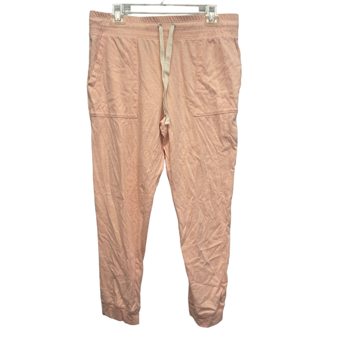 Just Be Womens Large PolyCotton Elastic Drawstring Waist Yoga Sweatpants