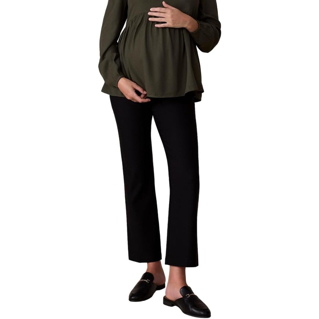 Motherhood Maternity Womens XL Over The Belly Straight Leg Pregnancy Dress Pants