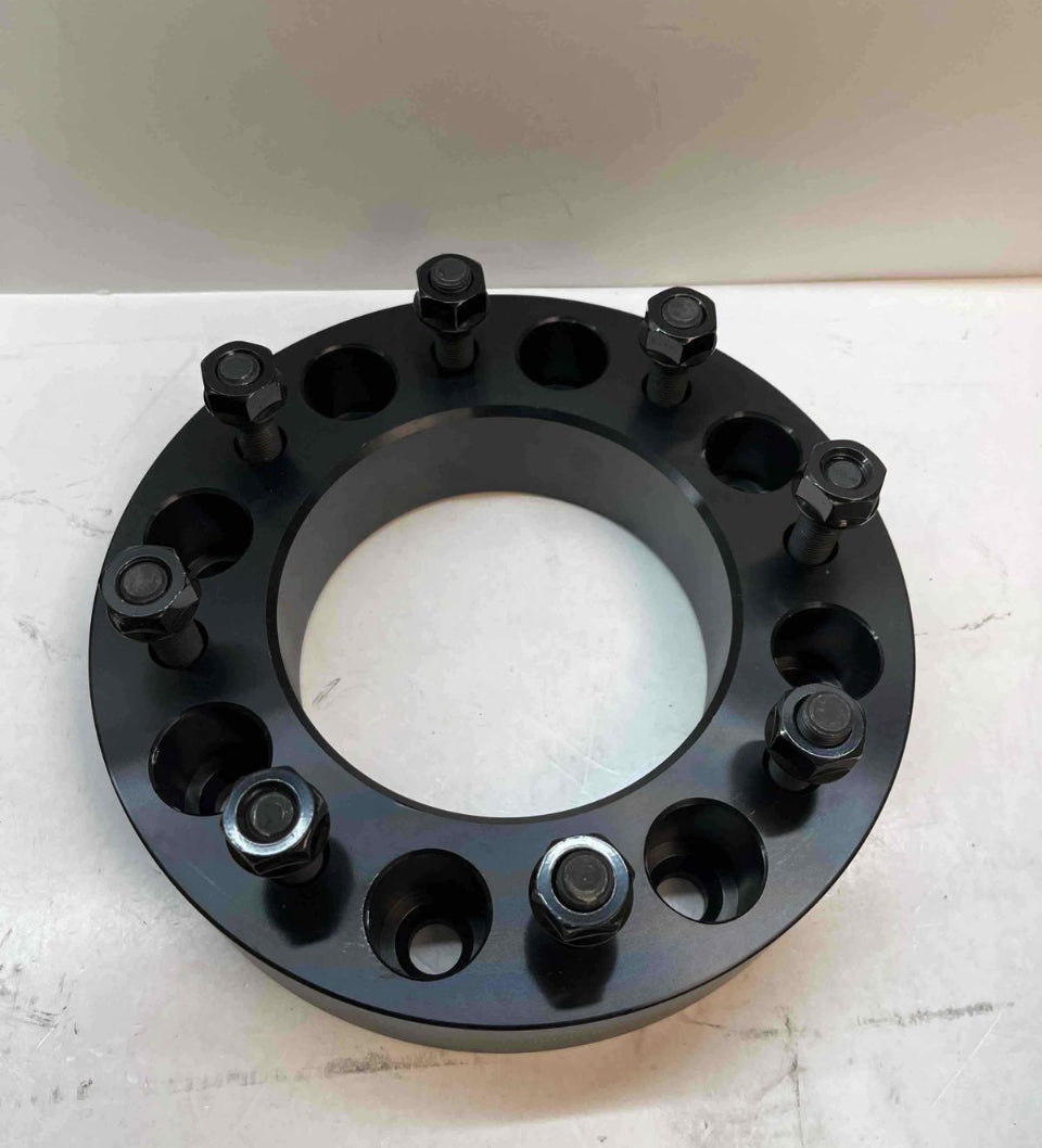 Coyote Accessories - Black Anodized 6061-Billet Aluminum Wheel Adapter Set Of 2