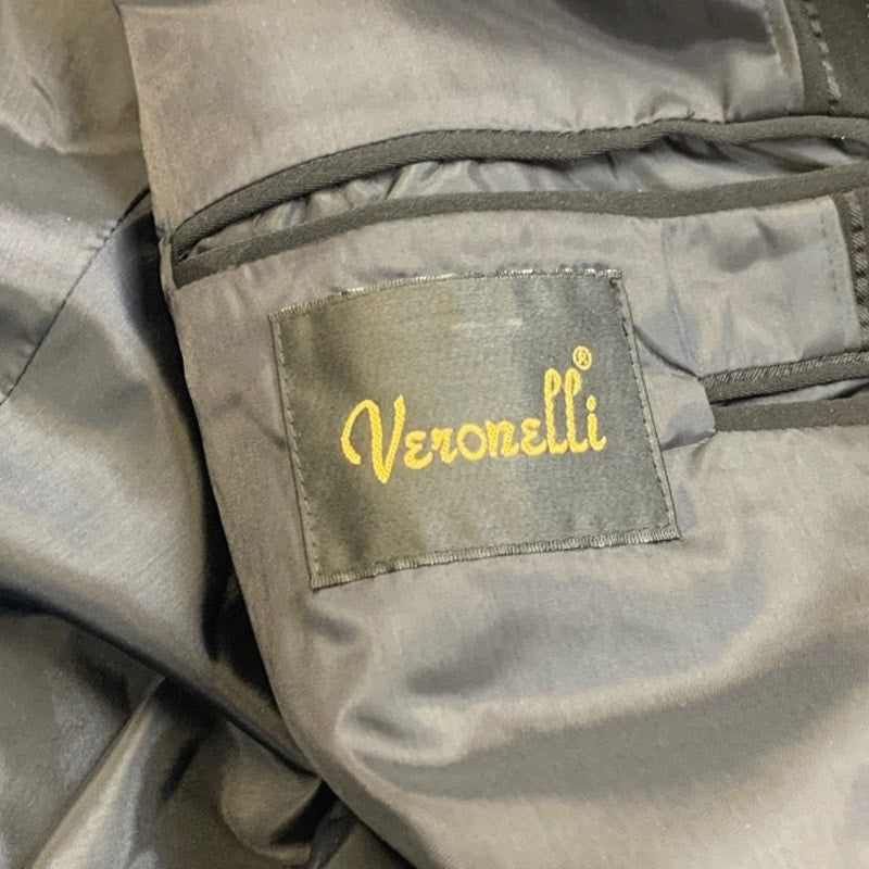Veronelli Mens 48L 43W Pin Stripe 6-Button Single Breasted Suit Jacket Coat Only