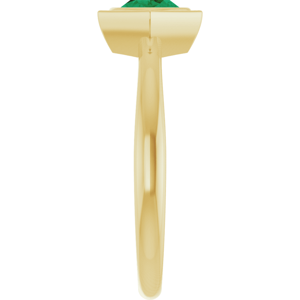 Émeraude Hexa Ring 14K Gold Emerald