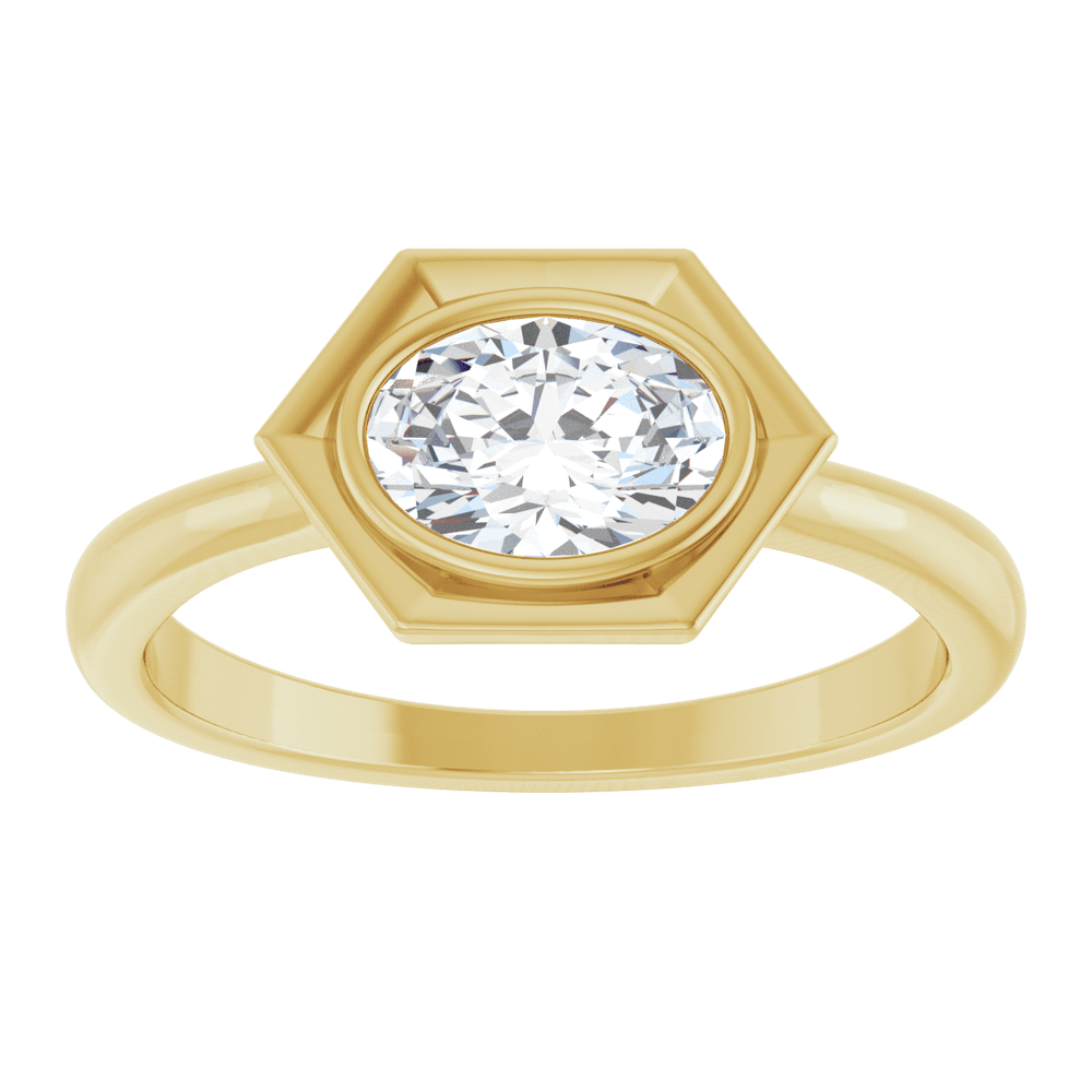 Émeraude Oval Sapphire Ring