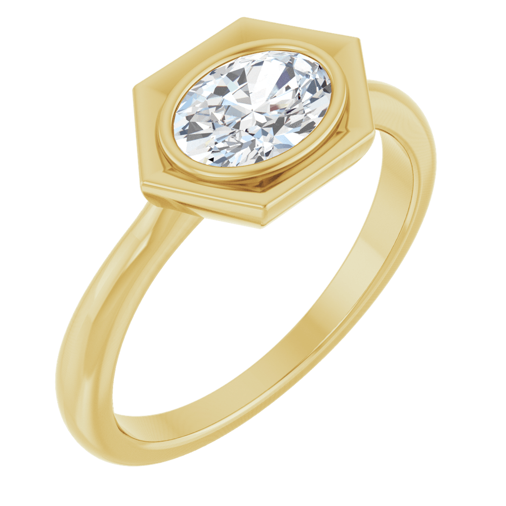 Émeraude Oval Sapphire Ring