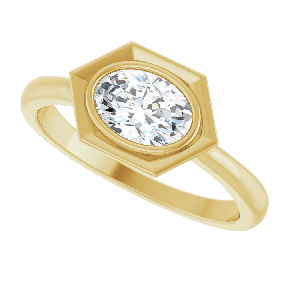 Émeraude Oval Sapphire Ring