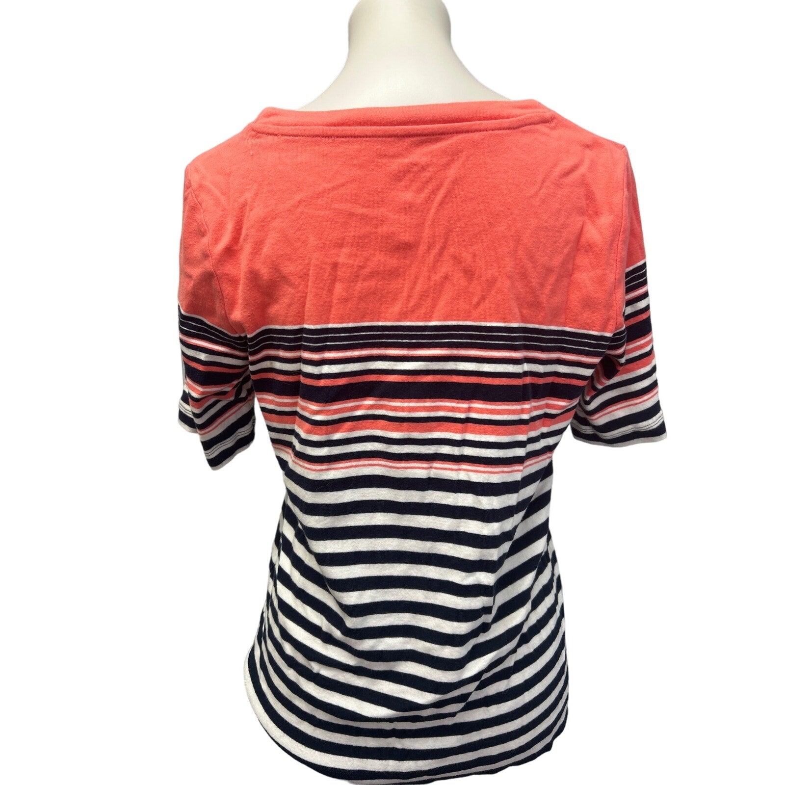 3 Mossimo Womens Large Short Sleeve Layered Look Cotton Blend Tee Shirt Blouses