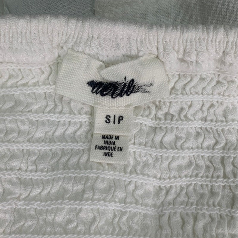 Lot of 2 New Aerie Womens Small Gray Heathered Tube White Bandeau Tops
