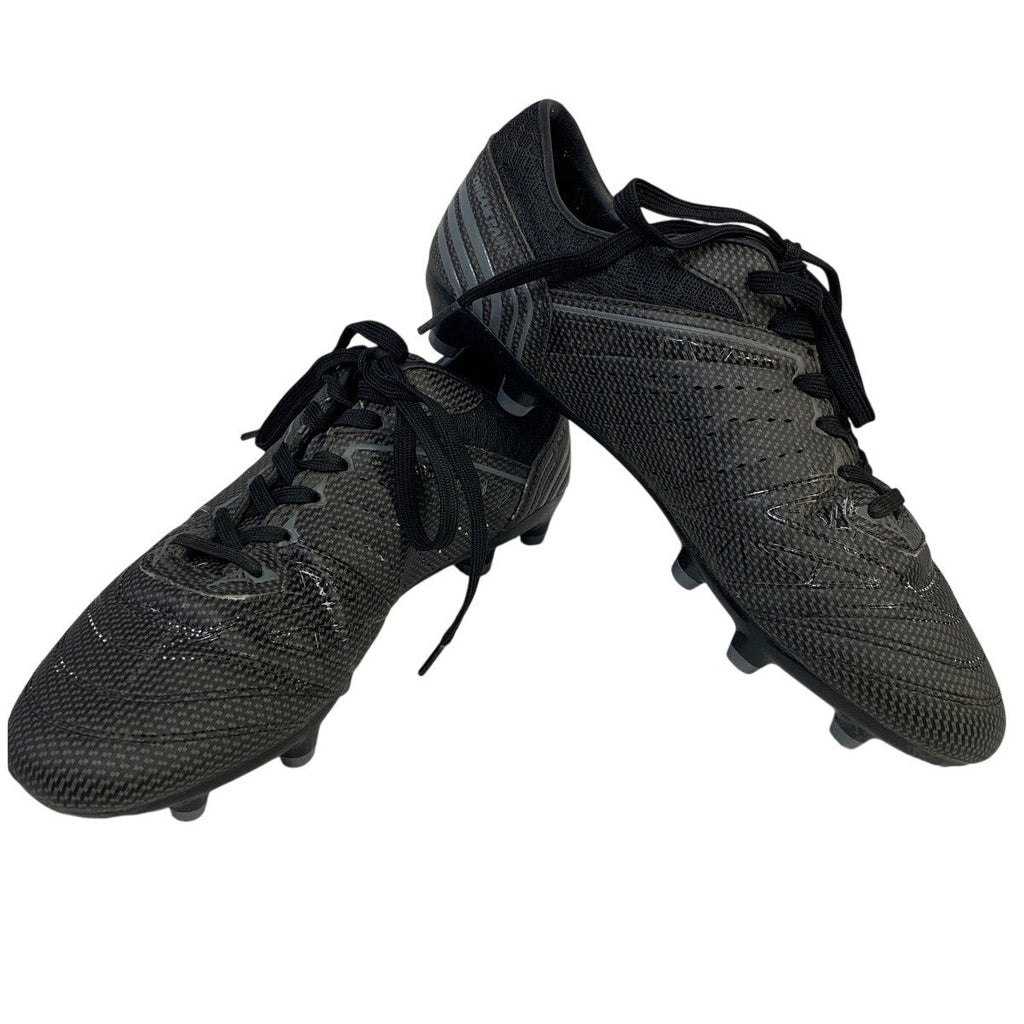 Dream Pairs Mens Size 9 Black Cleats Lace Up Round Toe Sport Soccer Shoes