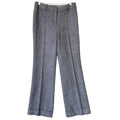 Dalia Collection Womens Size 8 Gray Wool Blend Lined Hemmed Trouser Pants