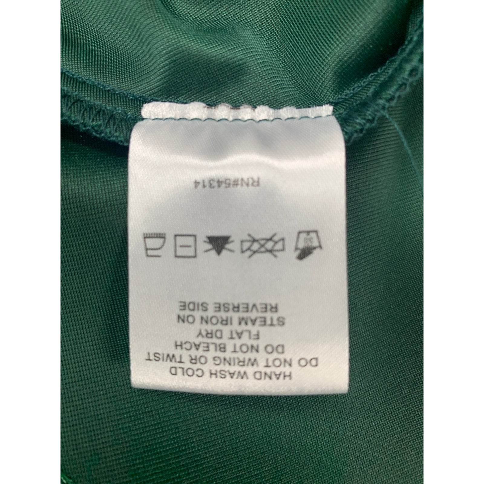 New B Darlin Juniors Size 13/14 Green Velvet Ruffled Strappy Prom Party Dress