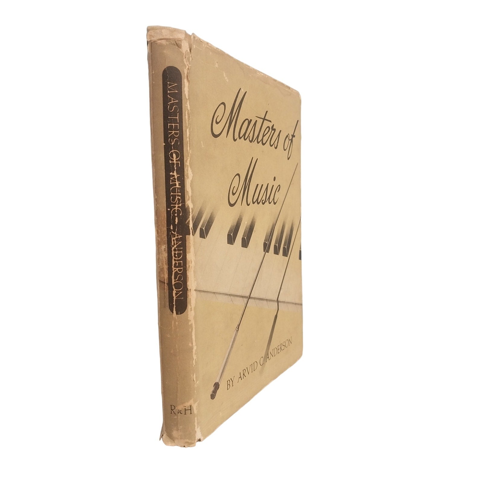Vintage 1948 Masters of Music Hardback Book by Arvid C. Anderson (Author)