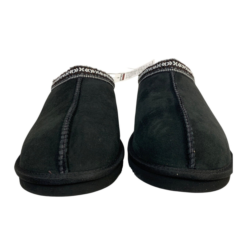 NWT Kirkland Signature Womens 12 Black Shearling Slipper Slip On House Shoes