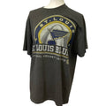 Majestic NHL Mens Large St Louis Blues Hockey Short Sleeve Crew Neck Tee Shirt