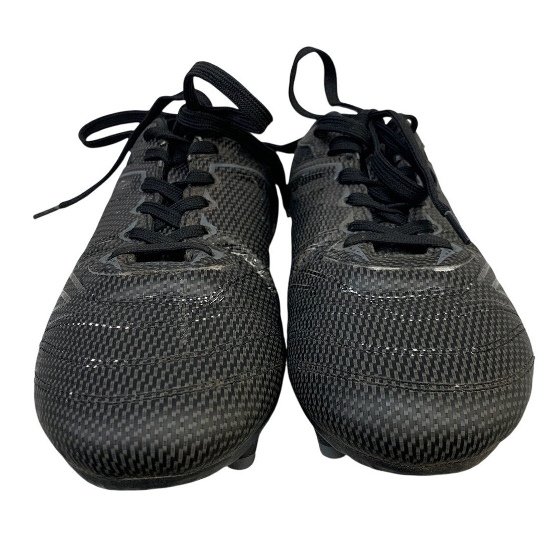 Dream Pairs Mens Size 9 Black Cleats Lace Up Round Toe Sport Soccer Shoes