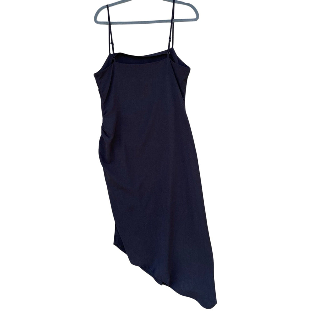 NWT New Sugar + Lips Womens Large Side Zip Thin Strap Asymmetrical Dress