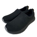 Gerry Mens Size 10.5 Black Faux Leather Slide On Moc II Comfort Sneakers Shoes