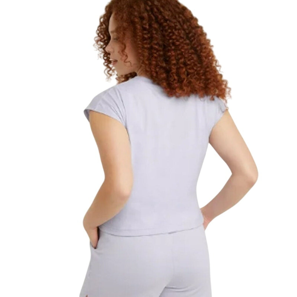 New 5-Pack Hanes Womens XL Purple Ringspun Cotton Cap Sleeve Muscle Tees