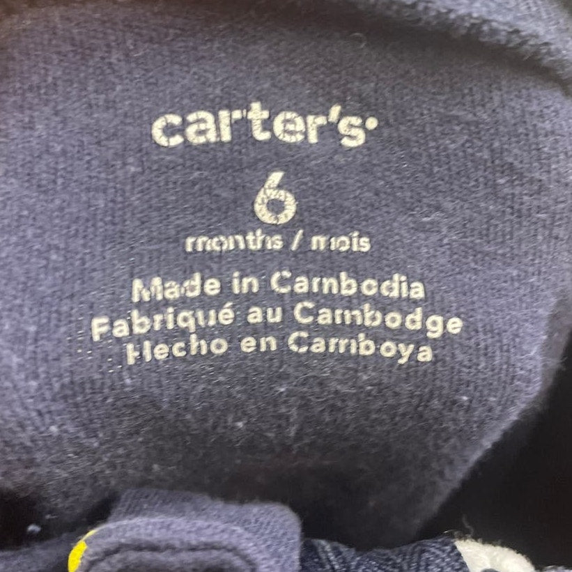 Boys 6 Months Carters Rolling Stones Rabbit Skins One Piece Sleepers Lot of 7
