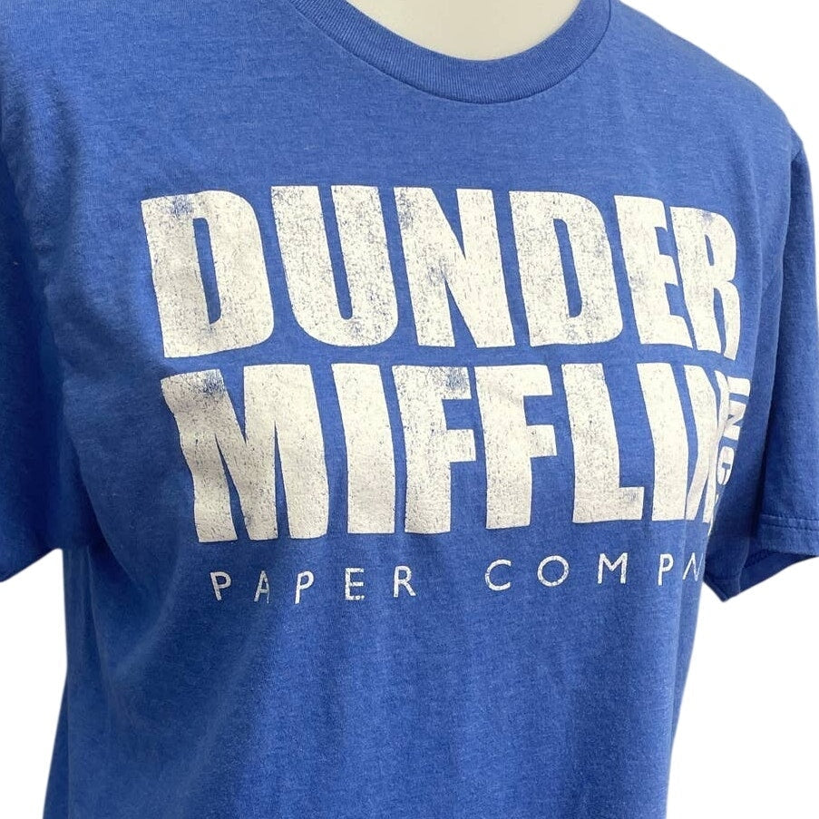 The Office Womens Medium Dunder Mifflin PolyCotton Short Sleeve Crew Neck Tee