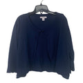 Dress Barn Womens Size 22/24 Navy Short Sleeve Front Closure Cardigan Sweater