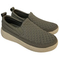 Staheekum Womens Size 7 Taupe Sneakers Quilted Slip On Round Toe Shoes