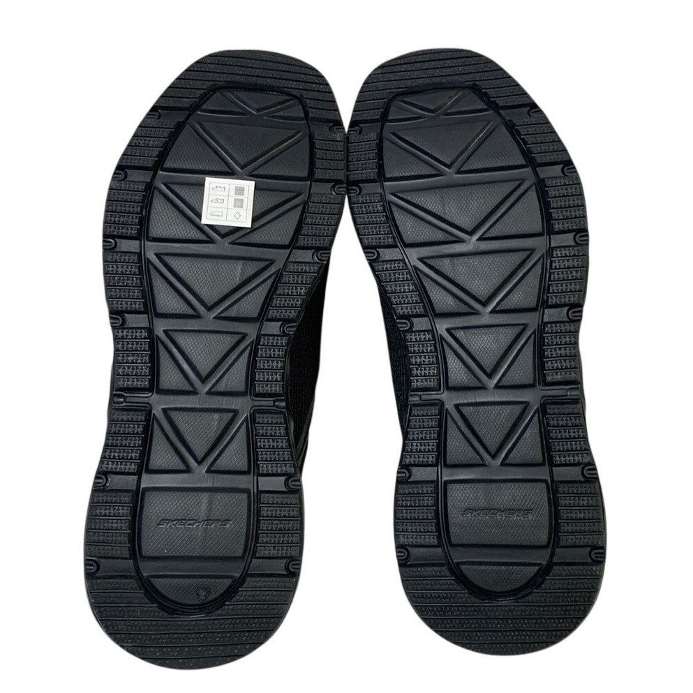 New In Box Skechers Mens Size 12 Black Mesh Hands Free Swift Fit Athletic Shoes