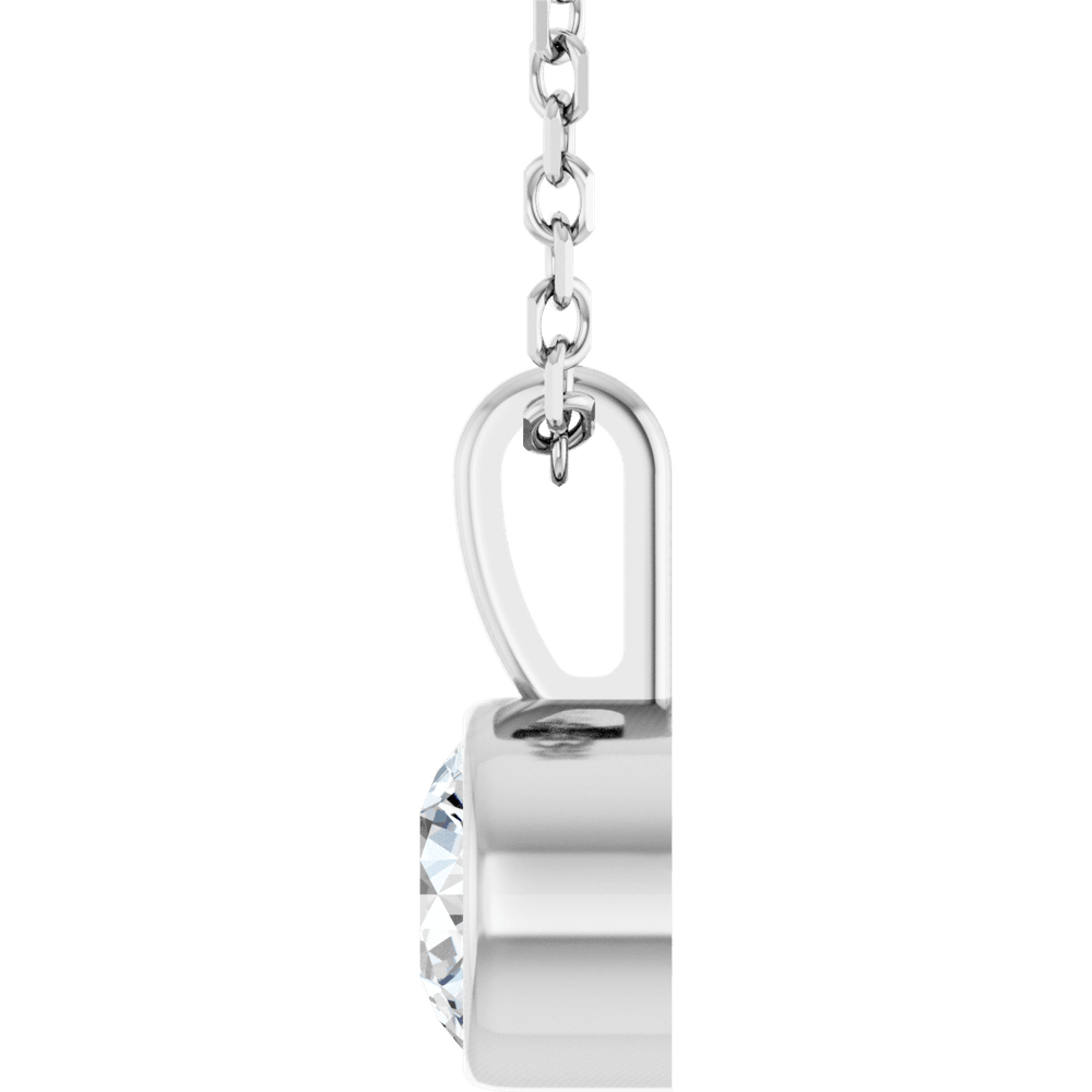 Élise Bezel Diamond Necklace 0.25 CT Natural Diamond