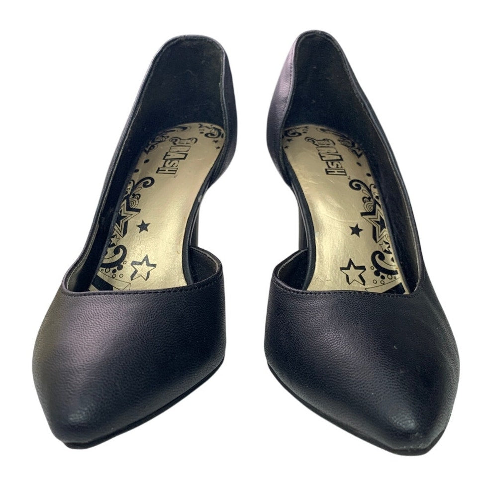 Brash Womens Size 5 Black 3.5" Stiletto Heels Closed Pointed Toe Pumps Shoes