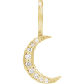 Lune Éternelle 0.07 CT Diamond Crescent Pendant