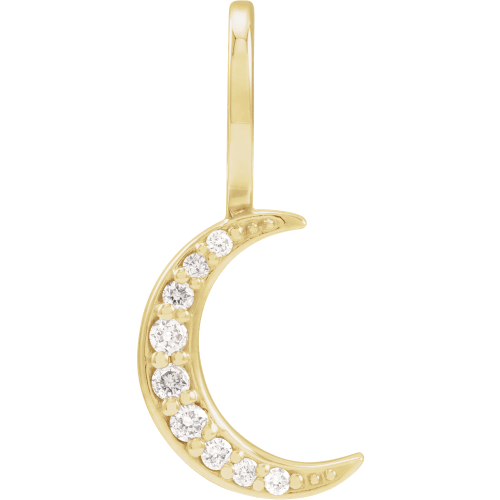 Lune Éternelle 0.07 CT Diamond Crescent Pendant