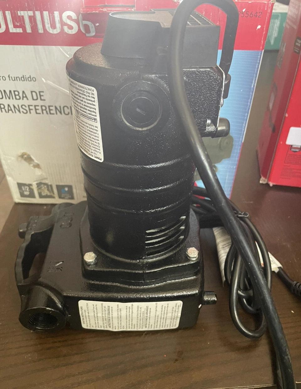 *NEW* Utilitech 0.5-HP Cast Iron Electric Utility Pump (0955642)
