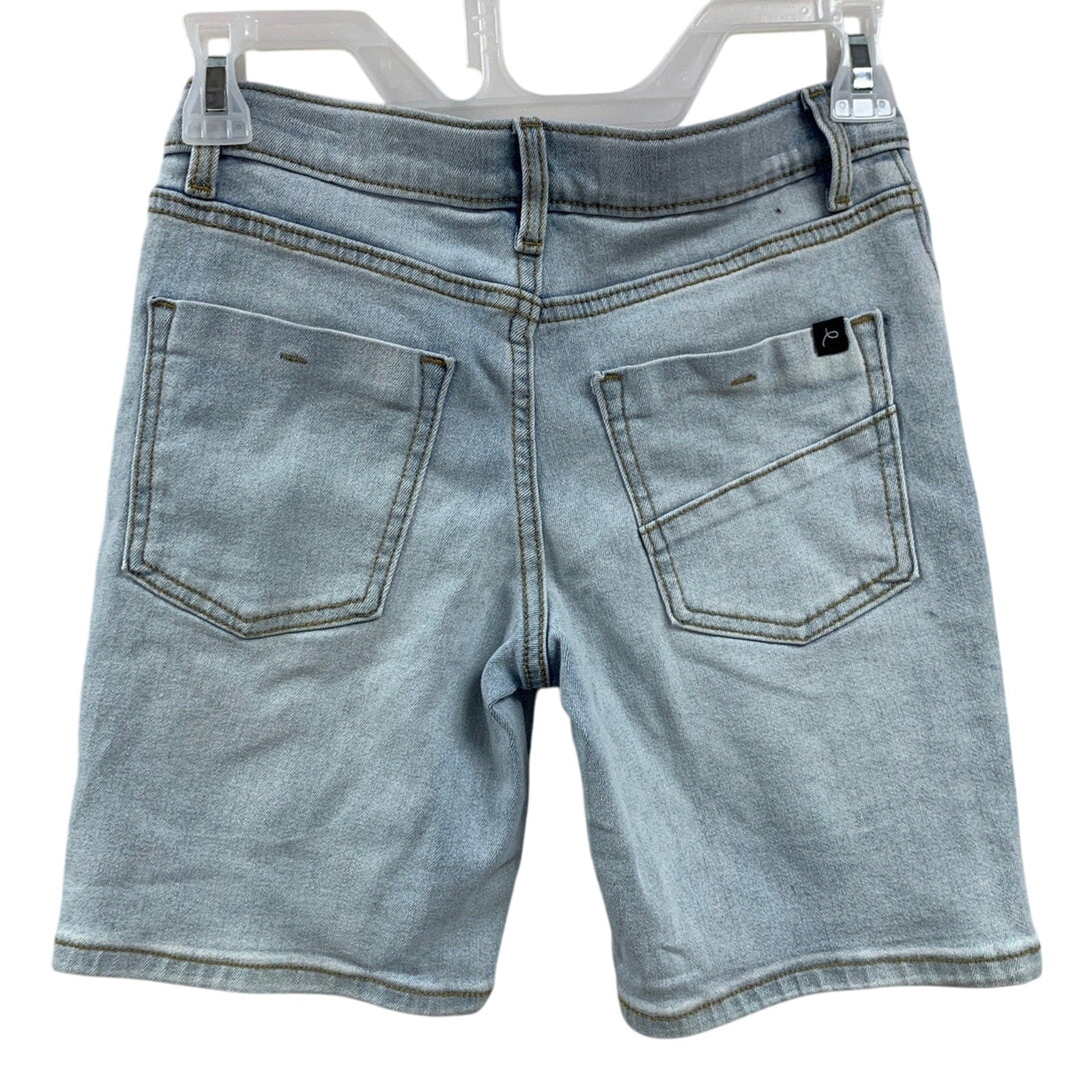 New Art Class Girls XXL (16/18) Adjustable Waist Distressed Denim Jean Shorts
