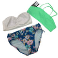 Lot of 3 New Art Class Cat & Jack Girls XL Floral Ribbed Bikini Bottom Tops