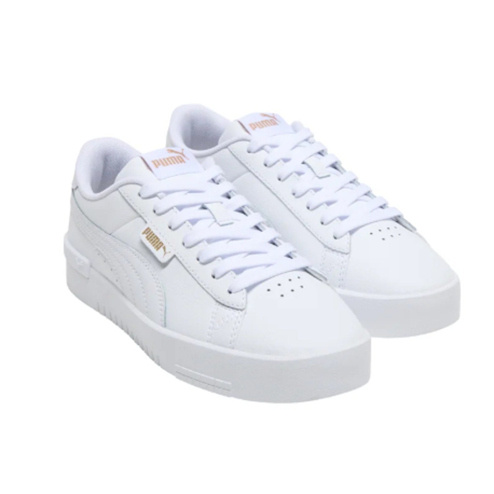 Puma Womens Size 7.5 White Leather Lace Up Athletic Court Sneaker Shoes w Box
