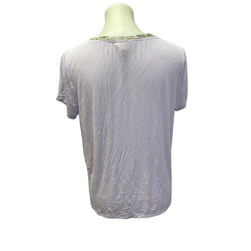 3 Jennifer Lopez Susan Lawrence Womens Large SHort SLeeve VNeck Tops Blouses