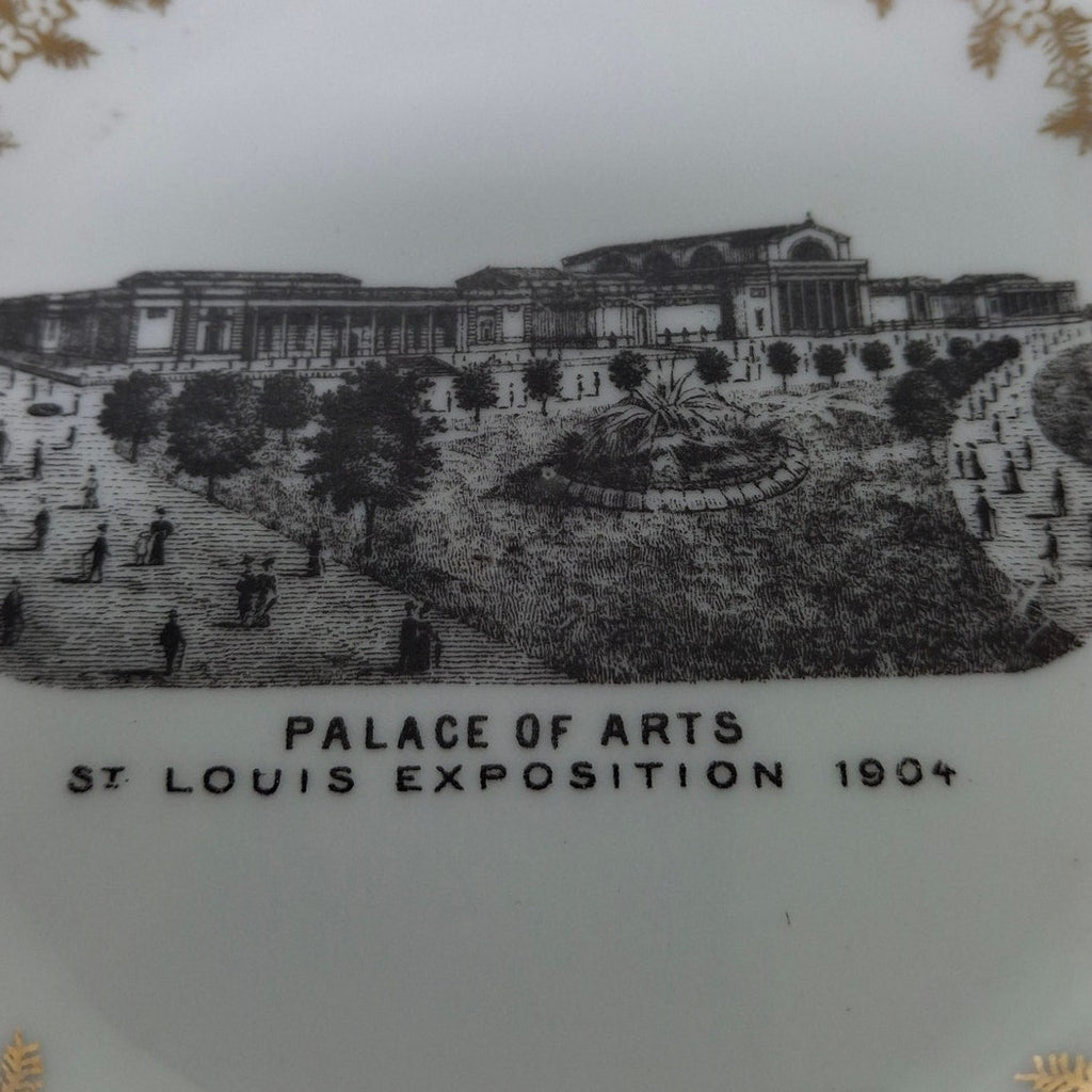 Vintage Palace of Arts St Louis Exposition 1904 Victoria Carlsbad Austria Plate