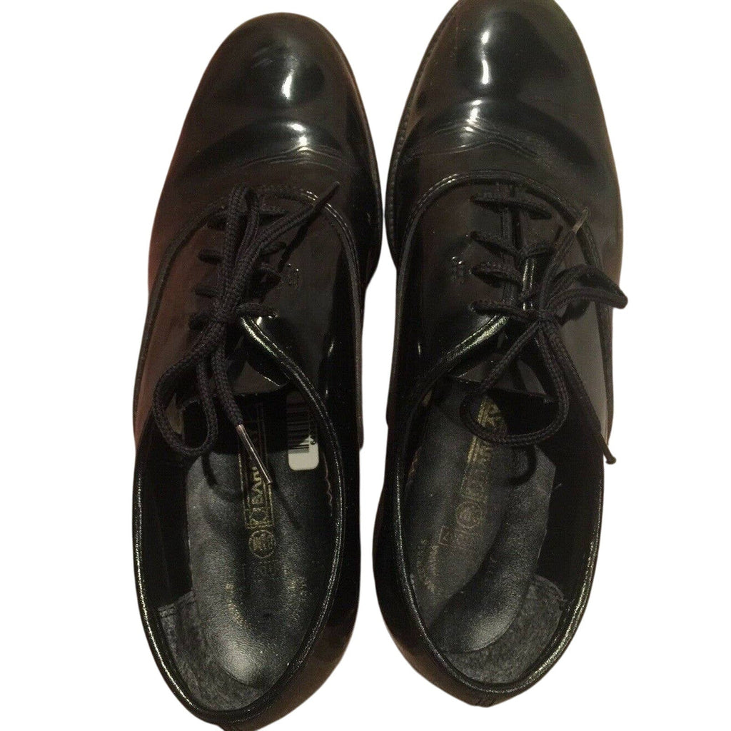 Mens Size 8.5 Barclay Black Oxford Lace Up Formal Wedding Costume Dress Shoes