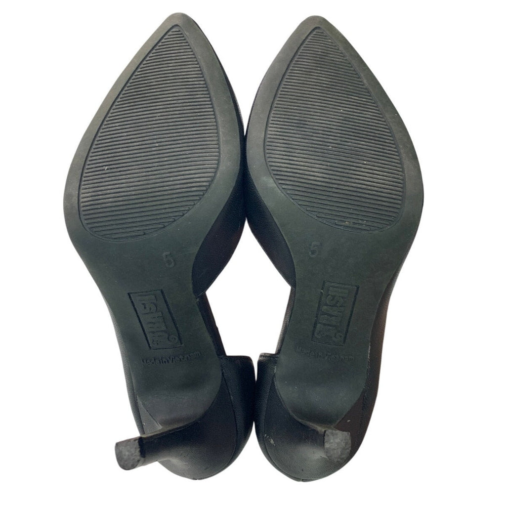 Brash Womens Size 5 Black 3.5" Stiletto Heels Closed Pointed Toe Pumps Shoes