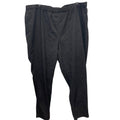 DG2 by Diane Gilman 3X Black Ramie Cotton Blend Stretchy Elastic Waist Pants