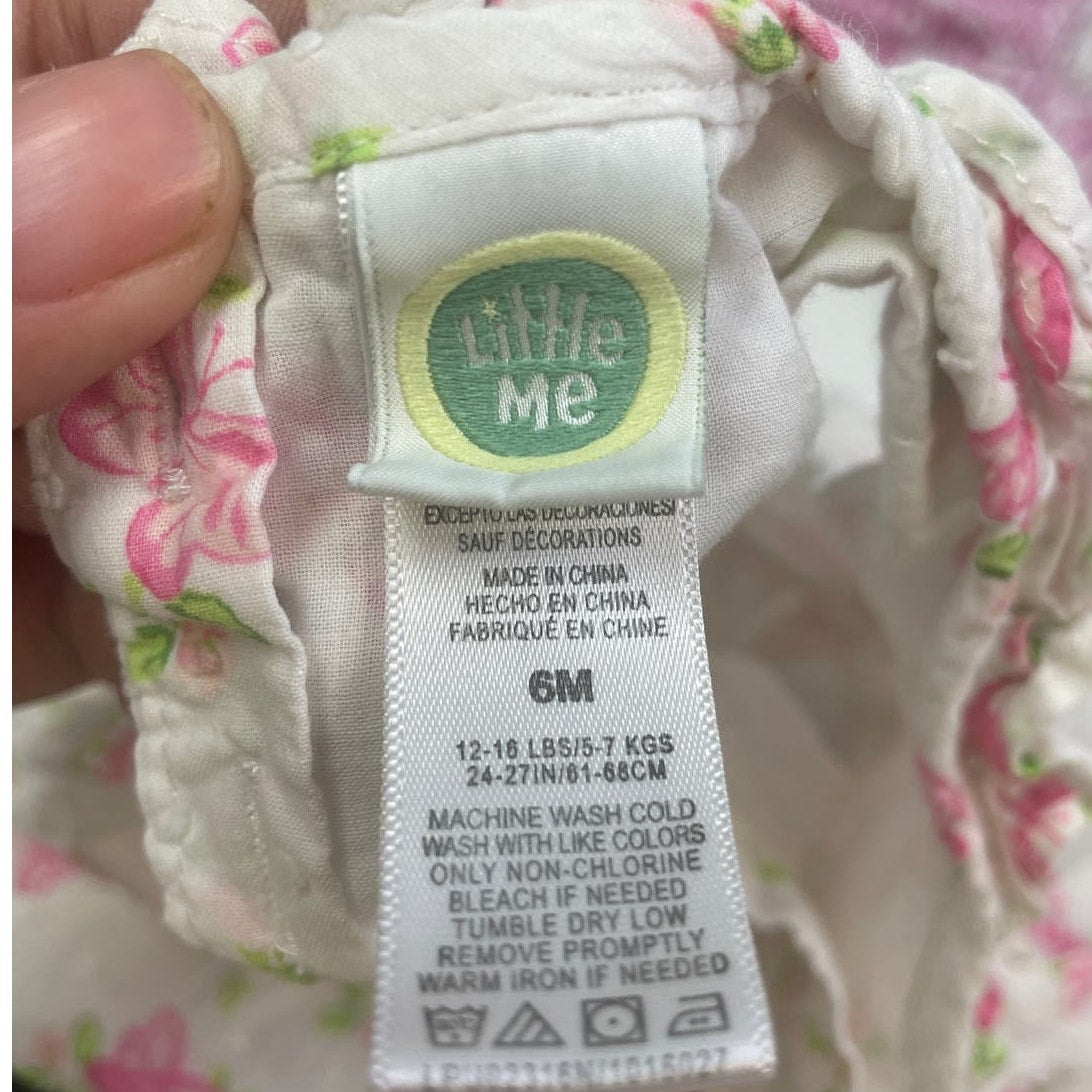 Lot of 5 Carters Little Me Baby Girls 6 Mos One Piece Outfits Dresses Cardigan