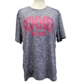 Hand Printed Upcycled Womens Large Summer Vibes Athletic Short Sleeve Tee Shirt