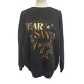 Hanes Womens XL Dear Santa I Want It All Long Sleeve Pullover Sweatshirt