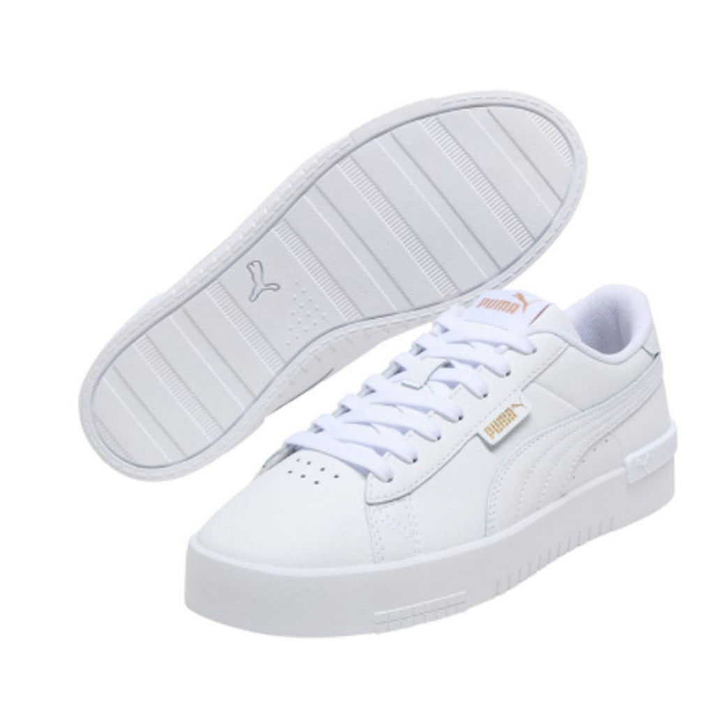 Puma Womens Size 7 White Leather Lace Up Athletic Court Sneaker Shoes w Box