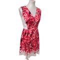 New York & Company Womens Size 6 Abstract Floral Sleeveless Fit n Flare Dress