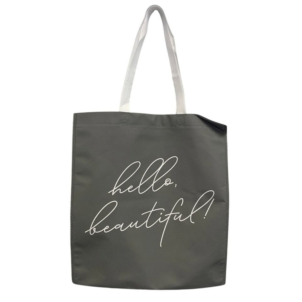 New Upcycled Hand Printed Amen Amen Amen Jesus God Cross Shopper Tote Bag