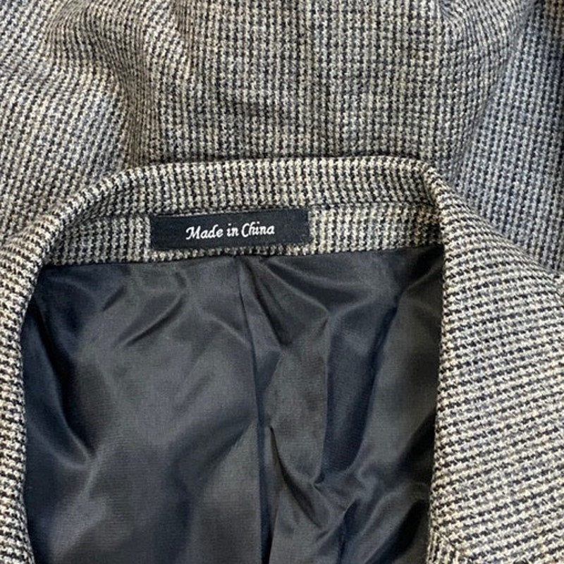 Chaps Mens 44L 44 Long 100% Lambswool Long Sleeve 2-Button Sportscoat Blazer